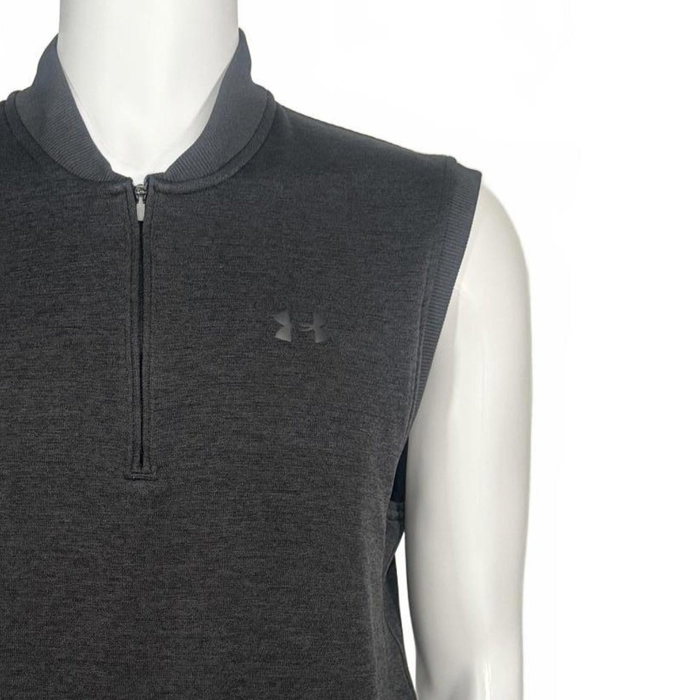 Under Armour Men's Sleeveless Quarter-Zip Pullover‎ Vest Size Large
